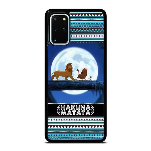 HAKUNA MATATA LION KING AZTEC PATTERN Samsung Galaxy S20 Plus Case Cover