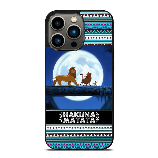 HAKUNA MATATA LION KING AZTEC PATTERN iPhone 13 Pro Case Cover