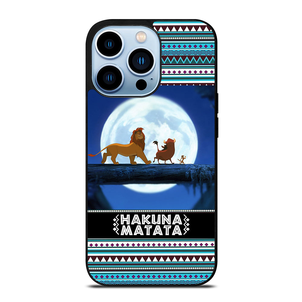 HAKUNA MATATA LION KING AZTEC PATTERN iPhone 13 Pro Max Case Cover
