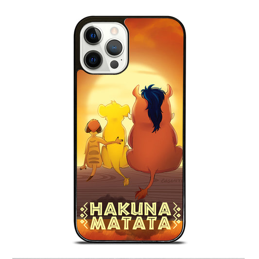 HAKUNA MATATA LION KING CARTOON iPhone 12 Pro Case Cover
