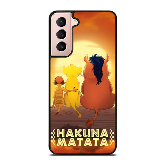 HAKUNA MATATA LION KING CARTOON Samsung Galaxy S21 Case Cover