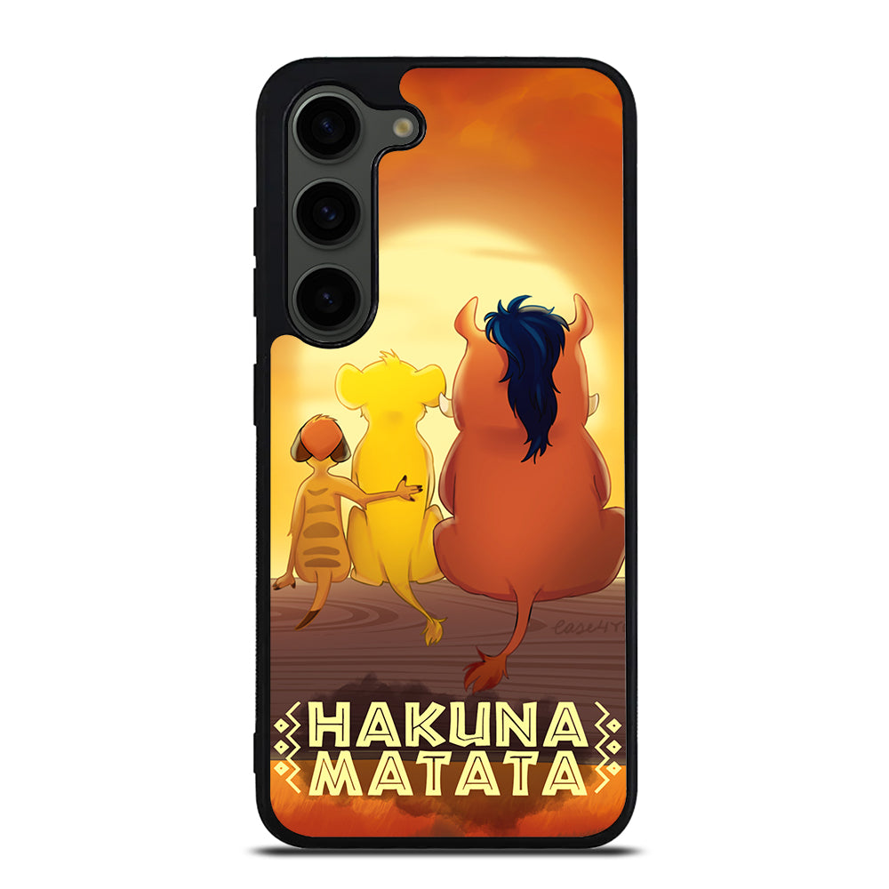 HAKUNA MATATA LION KING CARTOON Samsung Galaxy S23 Plus Case Cover