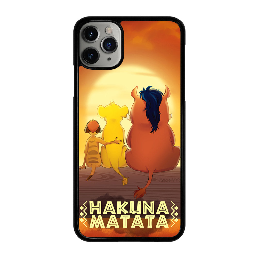 HAKUNA MATATA LION KING CARTOON iPhone 11 Pro Max Case Cover