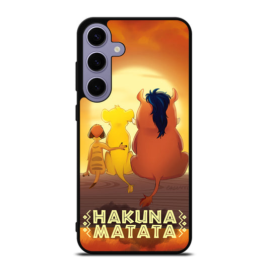 HAKUNA MATATA LION KING CARTOON Samsung Galaxy S24 Plus Case Cover