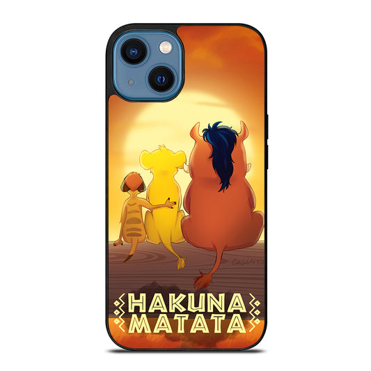 HAKUNA MATATA LION KING CARTOON iPhone 14 Case Cover