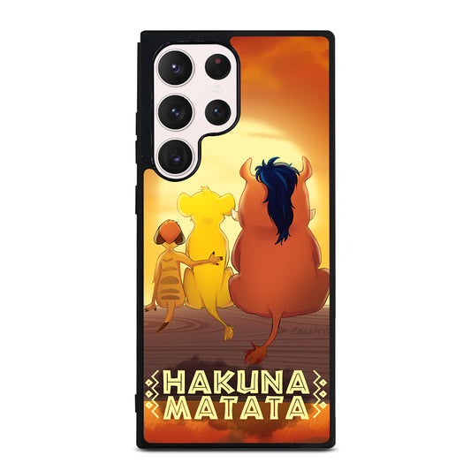 HAKUNA MATATA LION KING CARTOON Samsung Galaxy S23 Ultra Case Cover