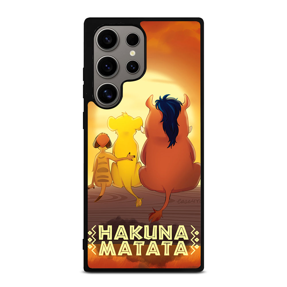 HAKUNA MATATA LION KING CARTOON Samsung Galaxy S24 Ultra Case Cover