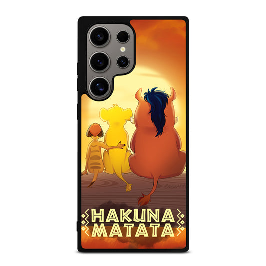 HAKUNA MATATA LION KING CARTOON Samsung Galaxy S24 Ultra Case Cover