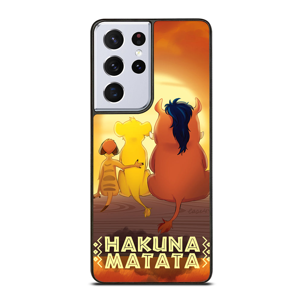 HAKUNA MATATA LION KING CARTOON Samsung Galaxy S21 Ultra Case Cover