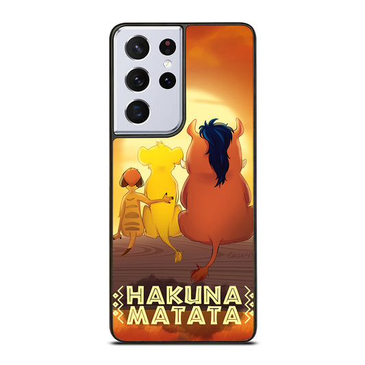 HAKUNA MATATA LION KING CARTOON Samsung Galaxy S21 Ultra Case Cover