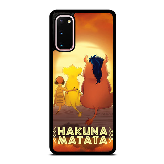 HAKUNA MATATA LION KING CARTOON Samsung Galaxy S20 Case Cover