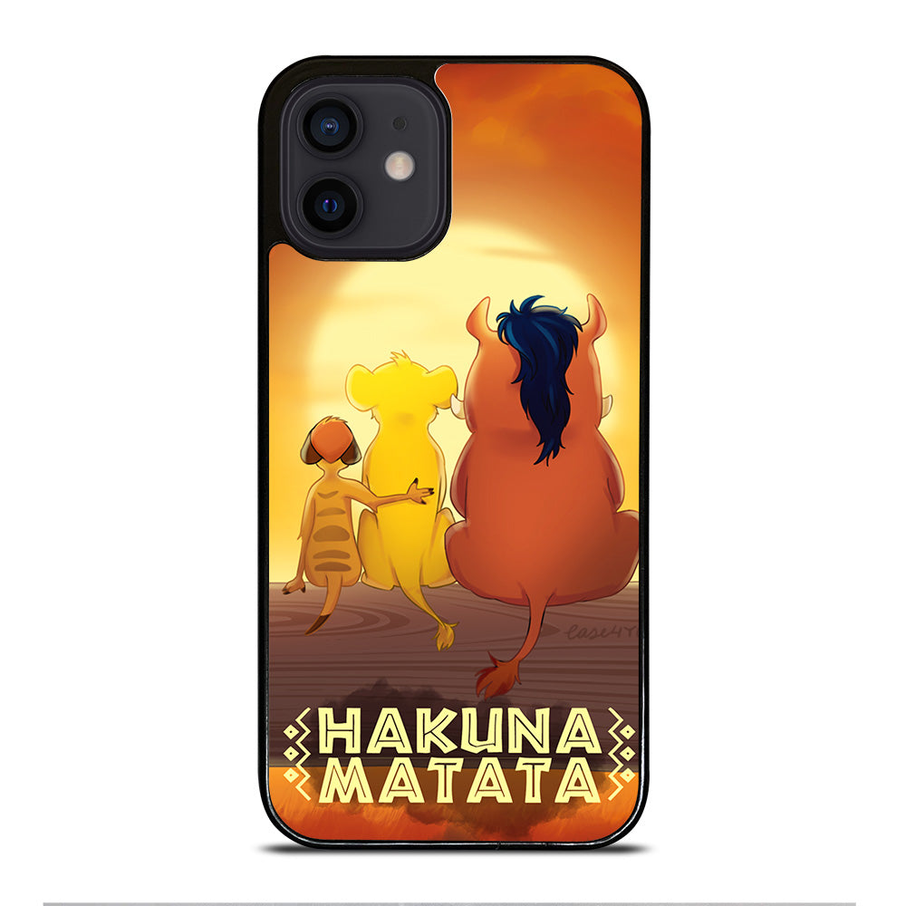 HAKUNA MATATA LION KING CARTOON iPhone 12 Mini Case Cover