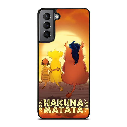HAKUNA MATATA LION KING CARTOON Samsung Galaxy S21 Plus Case Cover