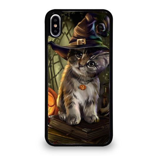 HALLOWEEN CAT CUTE iPhone XS Max Case Cover