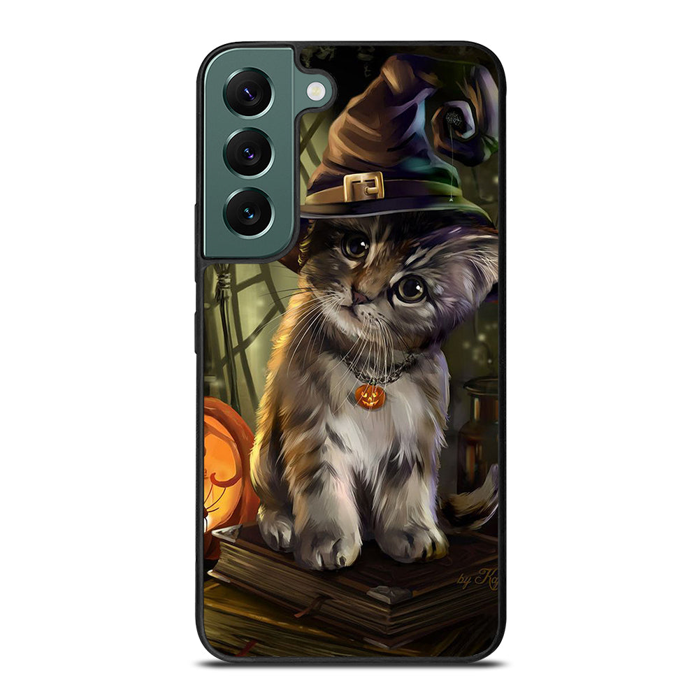 HALLOWEEN CAT CUTE Samsung Galaxy S22 Case Cover