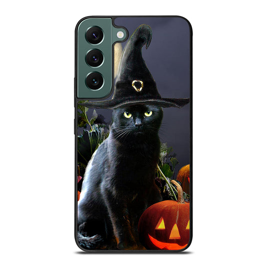 HALLOWEEN CAT PUMPKIN Samsung Galaxy S22 Case Cover