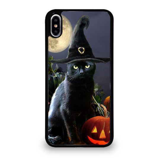 HALLOWEEN CAT PUMPKIN iPhone XS Max Case Cover