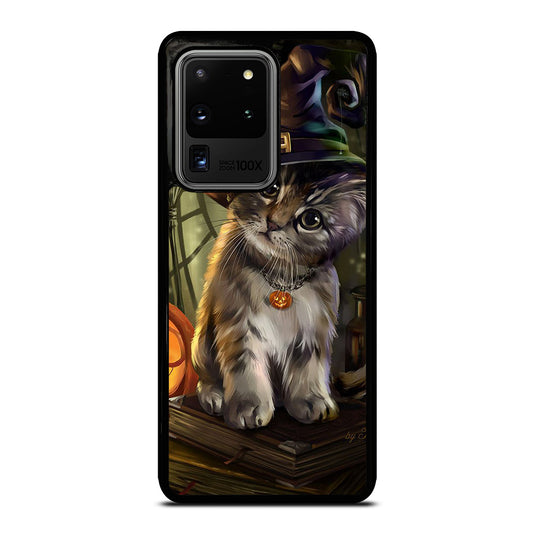 HALLOWEEN CAT CUTE Samsung Galaxy S20 Ultra Case Cover