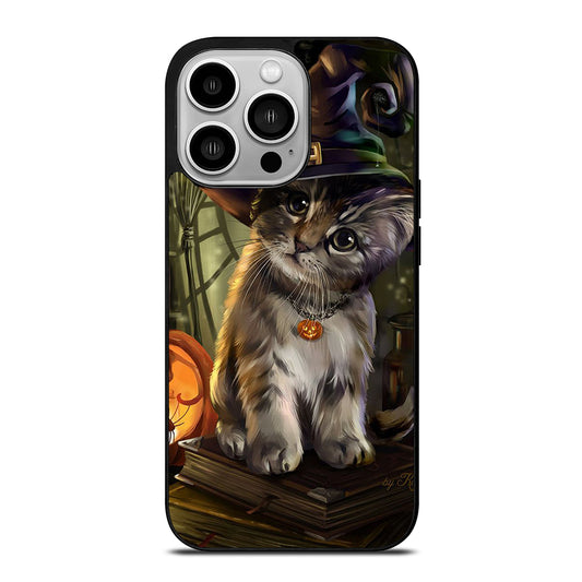 HALLOWEEN CAT CUTE iPhone 14 Pro Case Cover