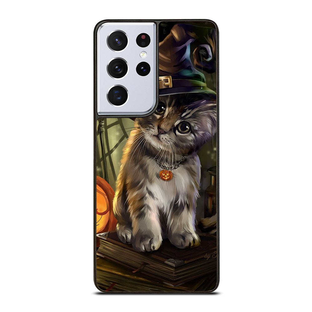 HALLOWEEN CAT CUTE Samsung Galaxy S21 Ultra Case Cover