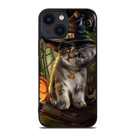 HALLOWEEN CAT CUTE iPhone 14 Plus Case Cover