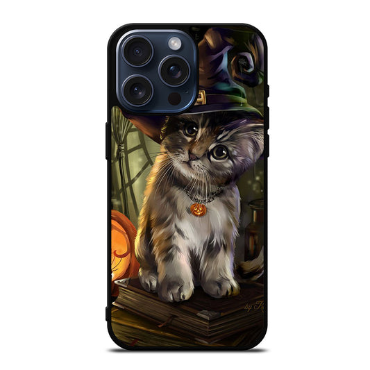 HALLOWEEN CAT CUTE iPhone 15 Pro Max Case Cover
