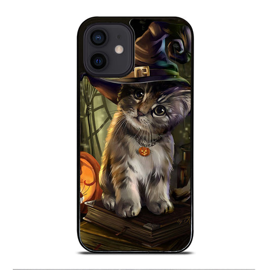 HALLOWEEN CAT CUTE iPhone 12 Mini Case Cover
