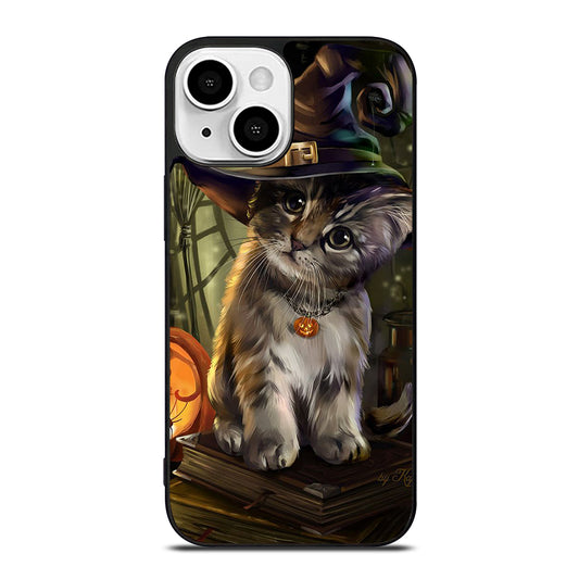 HALLOWEEN CAT CUTE iPhone 13 Mini Case Cover