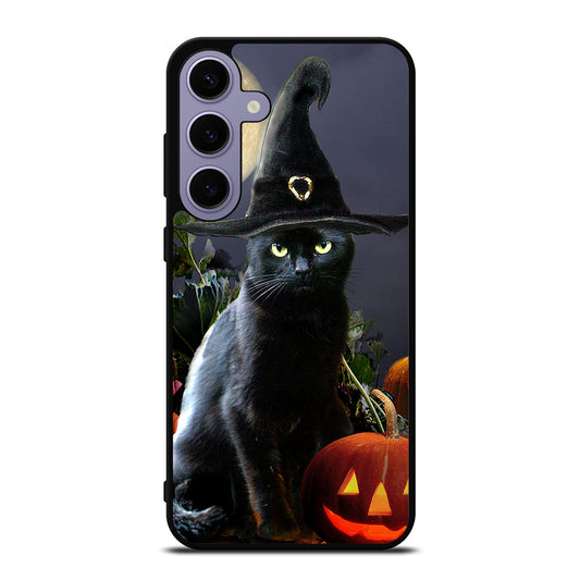 HALLOWEEN CAT PUMPKIN Samsung Galaxy S24 Plus Case Cover