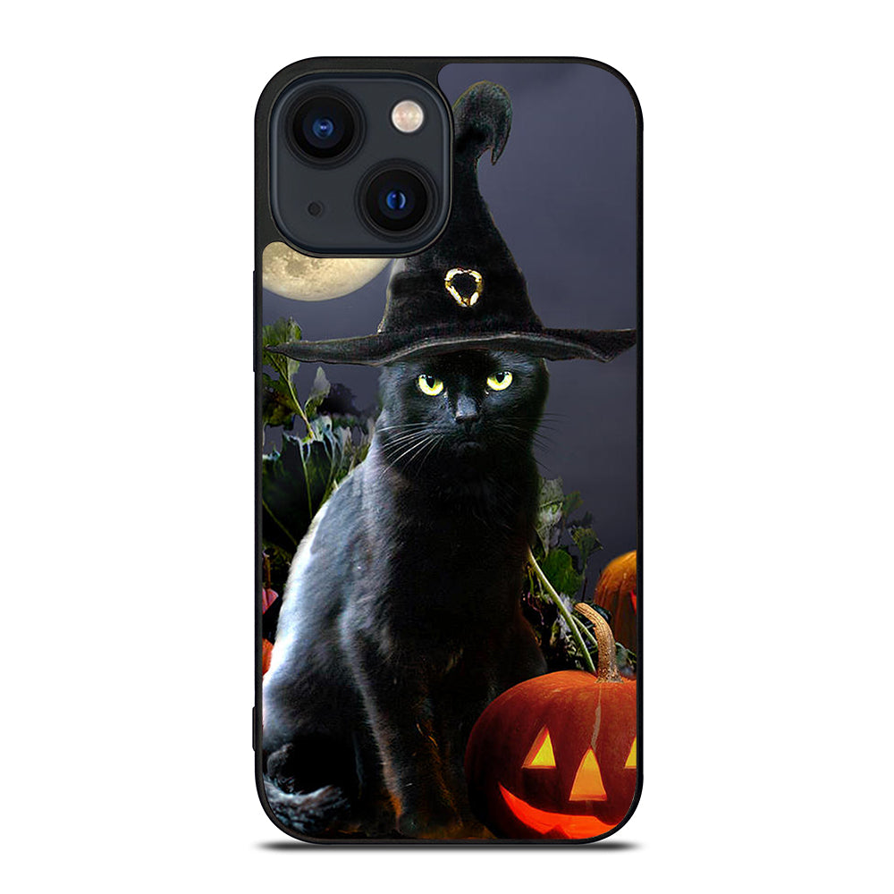 HALLOWEEN CAT PUMPKIN iPhone 14 Plus Case Cover