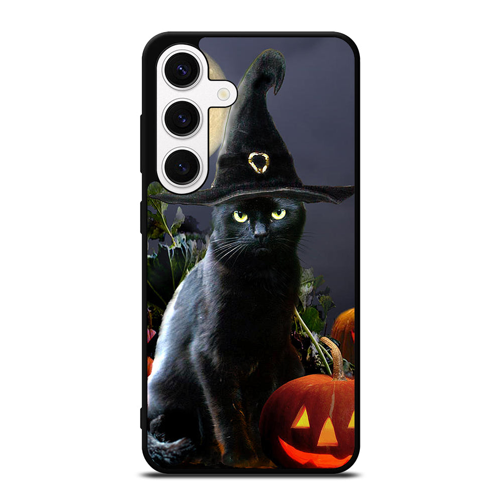 HALLOWEEN CAT PUMPKIN Samsung Galaxy S24 Case Cover