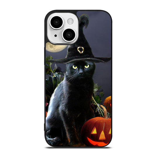 HALLOWEEN CAT PUMPKIN iPhone 13 Mini Case Cover