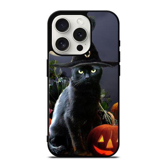 HALLOWEEN CAT PUMPKIN iPhone 15 Pro Case Cover