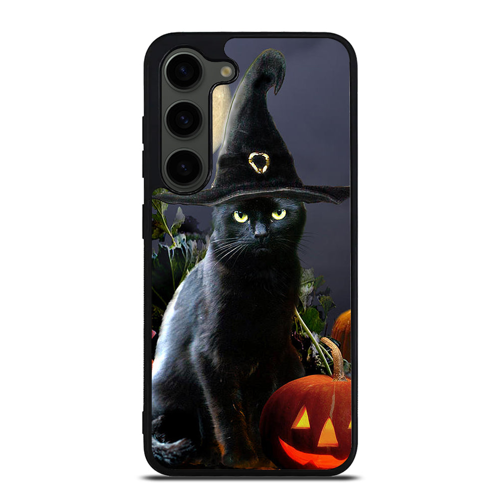 HALLOWEEN CAT PUMPKIN Samsung Galaxy S23 Plus Case Cover