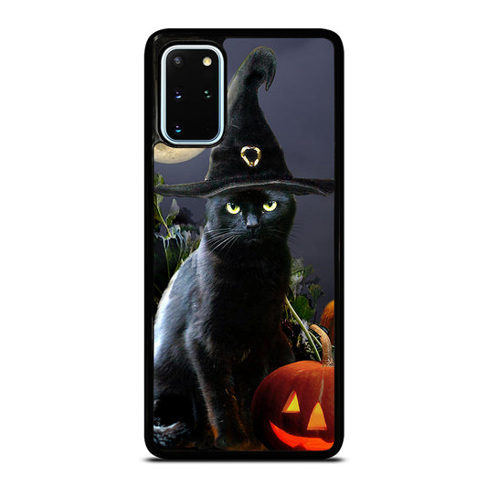 HALLOWEEN CAT PUMPKIN Samsung Galaxy S20 Plus Case Cover