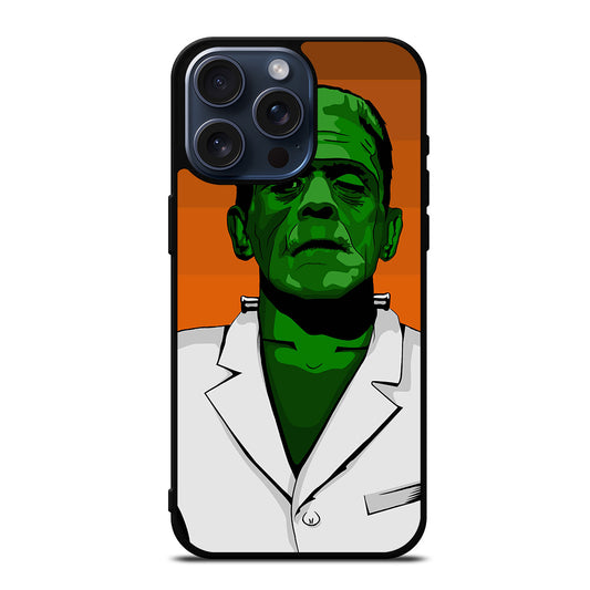 HALLOWEEN FRANKENSTEIN ART iPhone 15 Pro Max Case Cover
