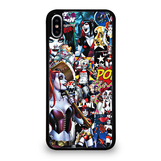 HARLEY QUINN COLLAGE iPhone XS Max Case Cover
