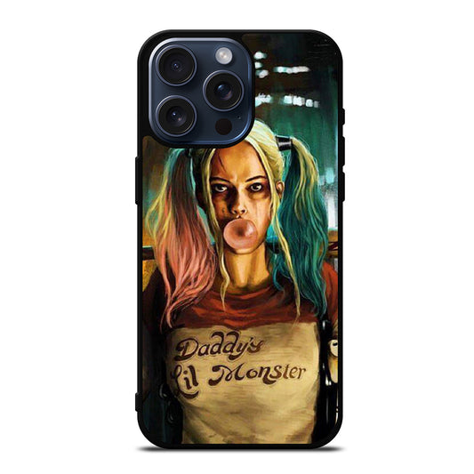 HARLEY QUINN BUBBLE GUM iPhone 15 Pro Max Case Cover