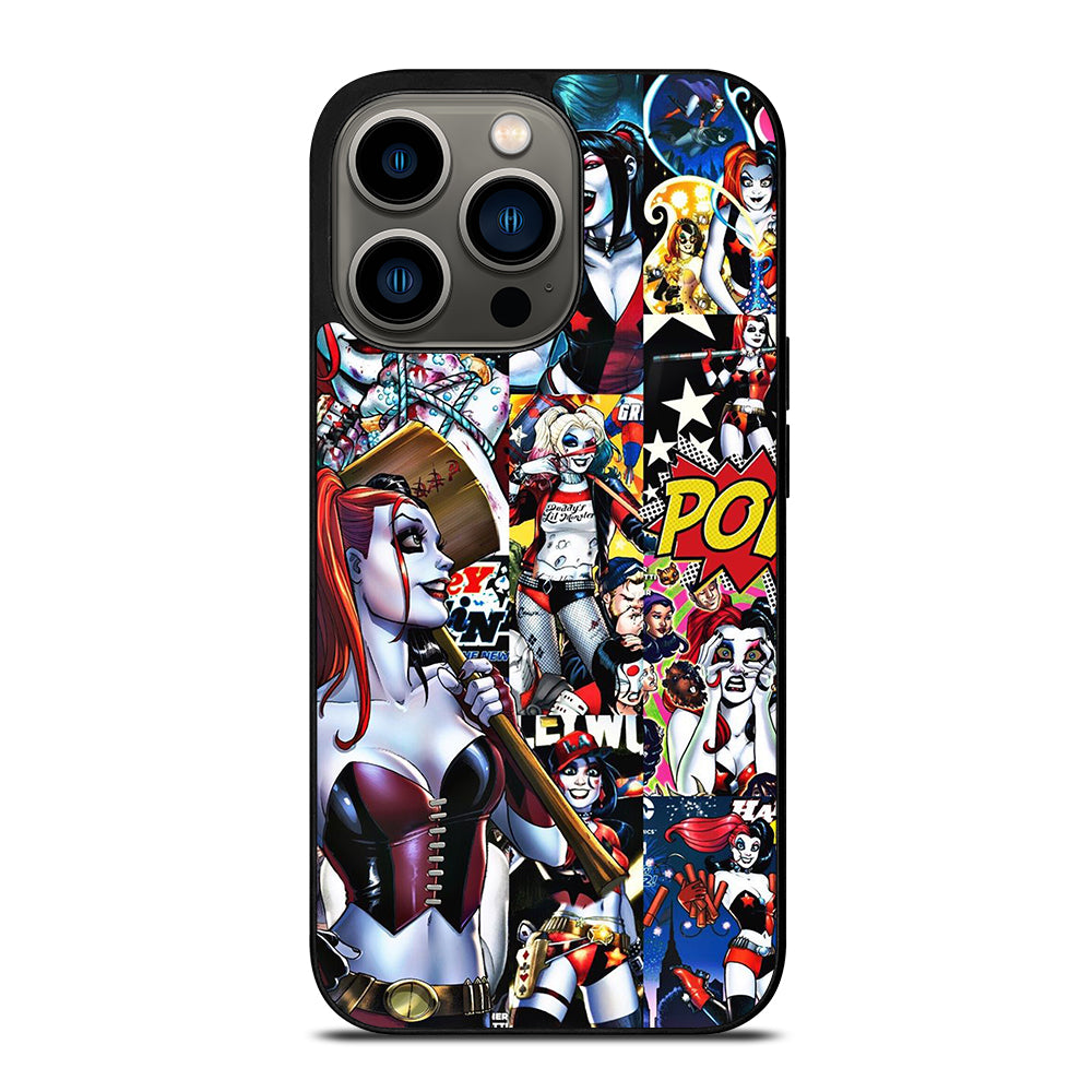 HARLEY QUINN COLLAGE iPhone 13 Pro Case Cover