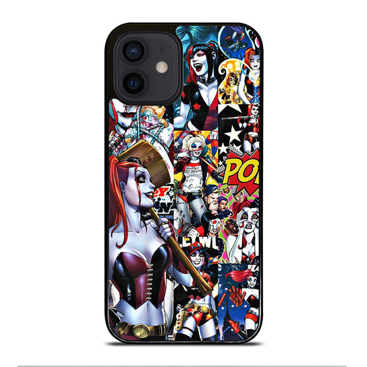 HARLEY QUINN COLLAGE iPhone 12 Mini Case Cover