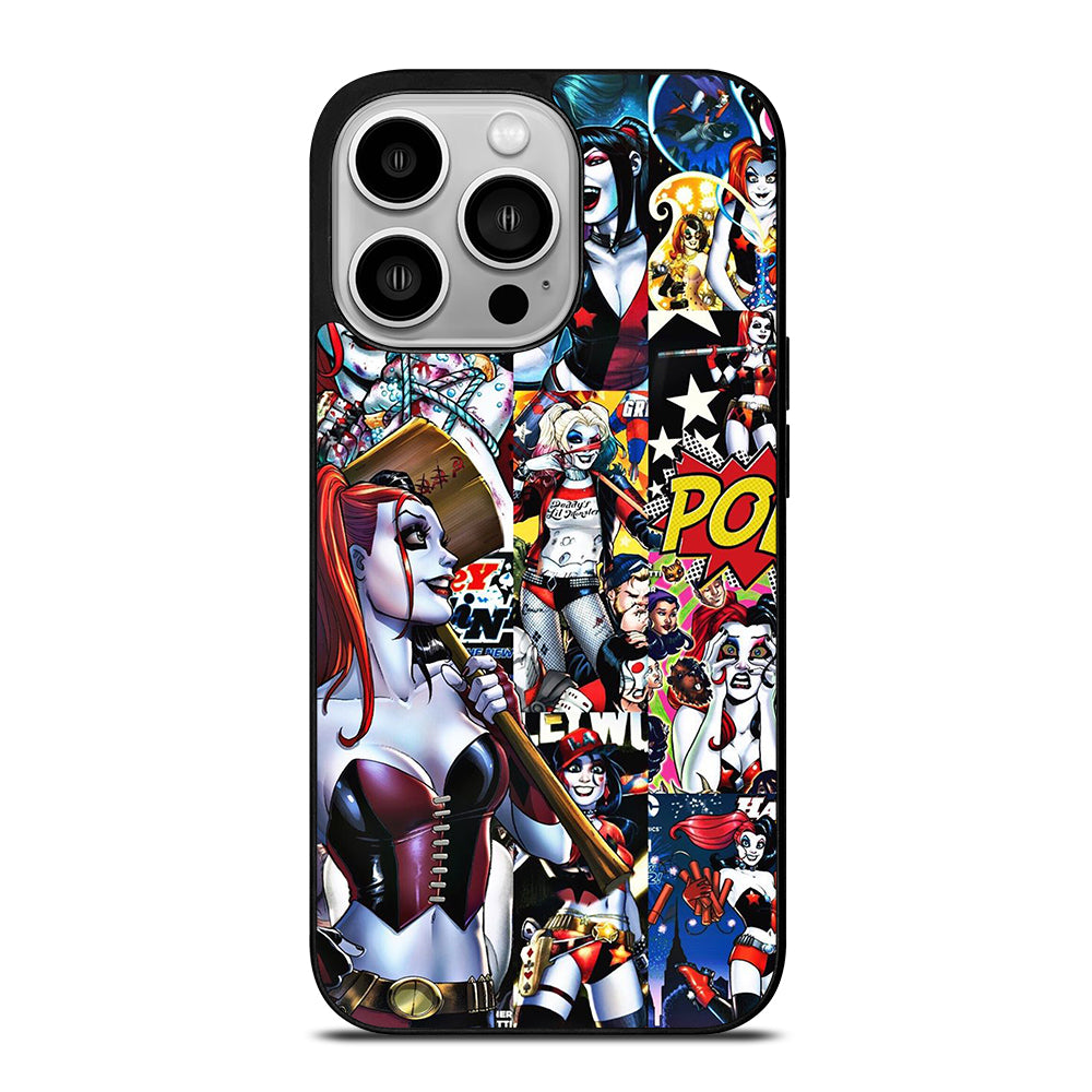 HARLEY QUINN COLLAGE iPhone 14 Pro Case Cover