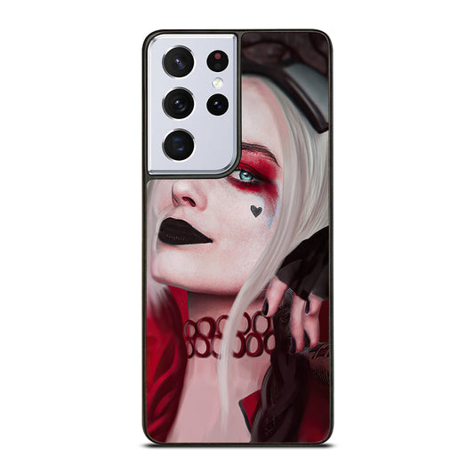 HARLEY QUINN FACE Samsung Galaxy S21 Ultra Case Cover