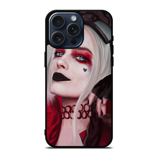 HARLEY QUINN FACE iPhone 15 Pro Max Case Cover