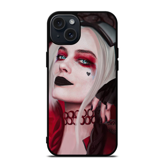 HARLEY QUINN FACE iPhone 15 Plus Case Cover