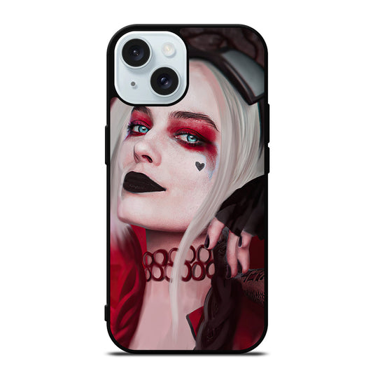 HARLEY QUINN FACE iPhone 15 Case Cover