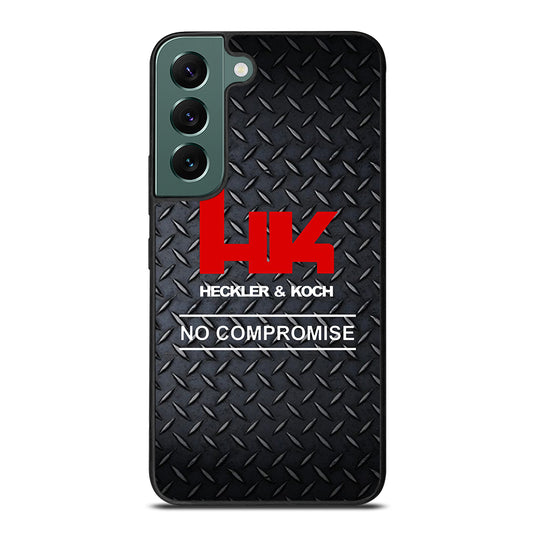 HECKLER AND KOCH METAL LOGO 2 Samsung Galaxy S22 Case Cover