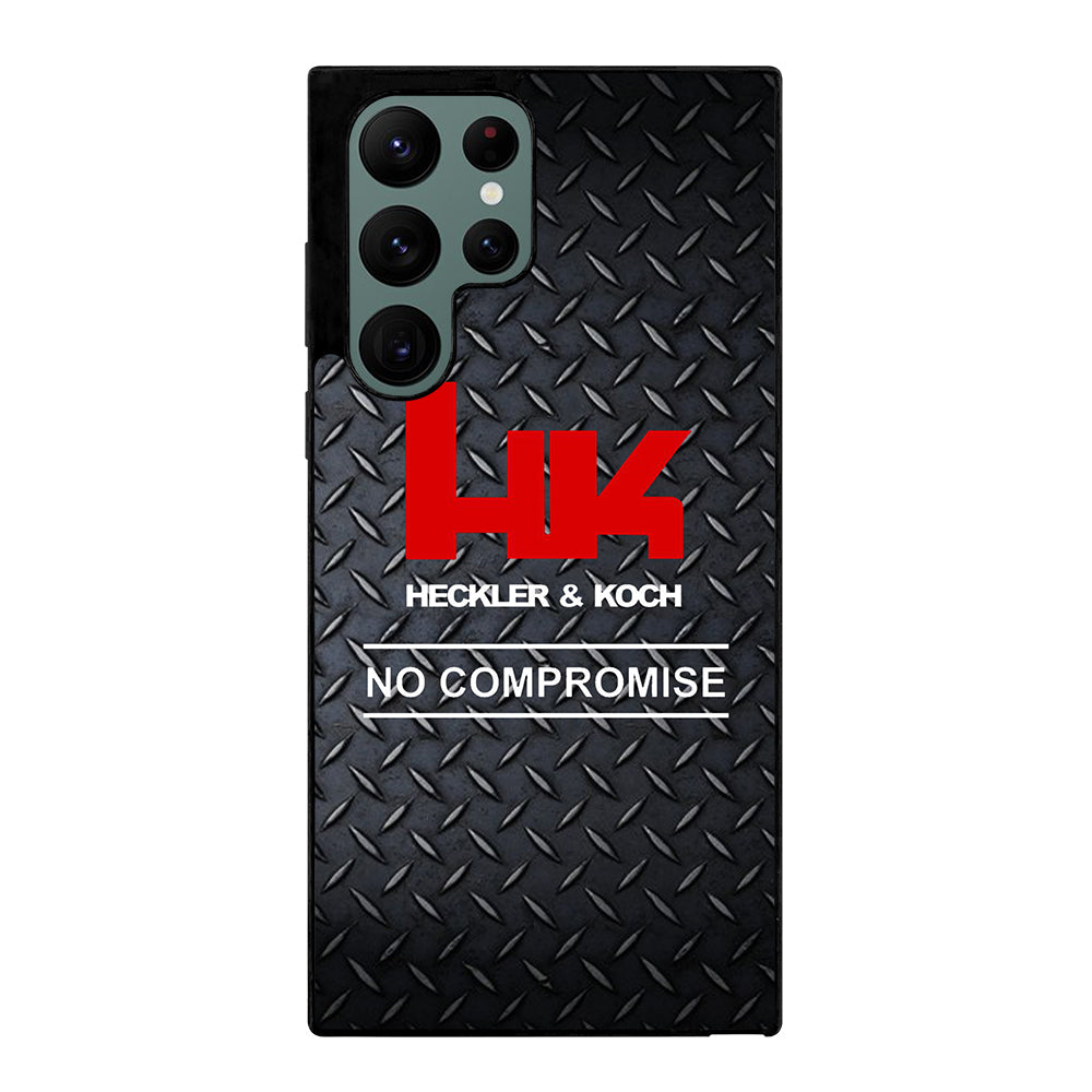 HECKLER AND KOCH METAL LOGO 2 Samsung Galaxy S22 Ultra Case Cover