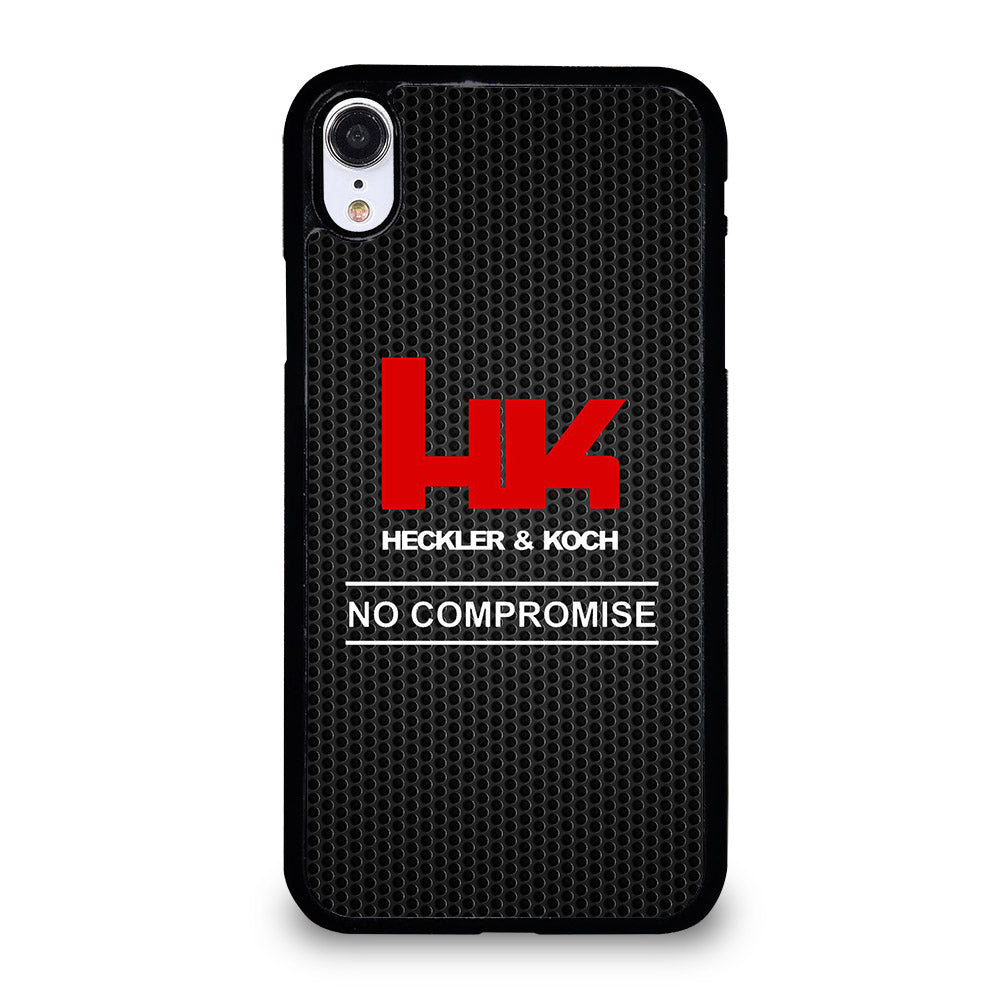 HECKLER AND KOCH METAL LOGO iPhone XR Case Cover