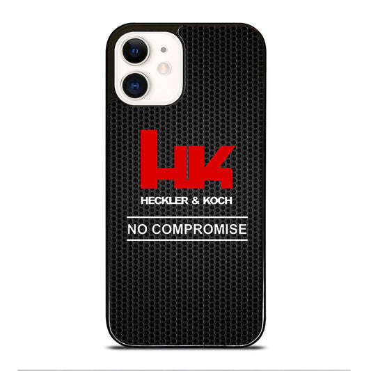 HECKLER AND KOCH METAL LOGO iPhone 12 Case Cover