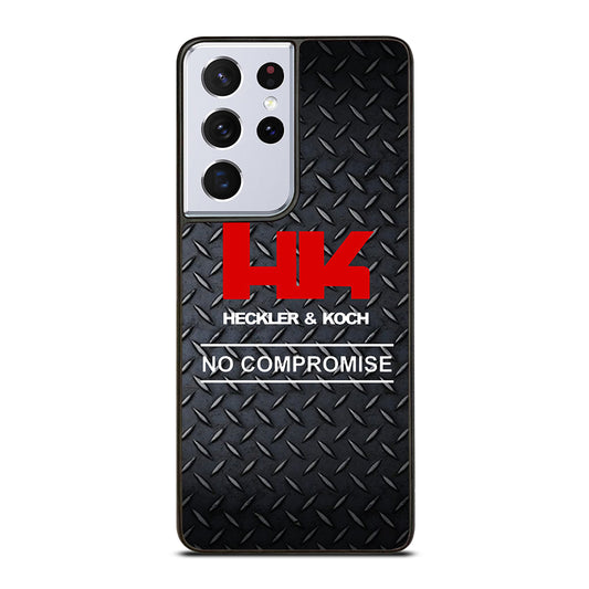 HECKLER AND KOCH METAL LOGO 2 Samsung Galaxy S21 Ultra Case Cover